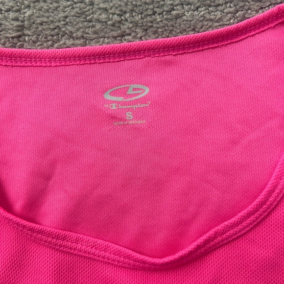 C9 by Champion Duo Dry Running Tank |  Pink w/ Mesh Panels & Back Zip Pocket | S - Picture 5 of 11